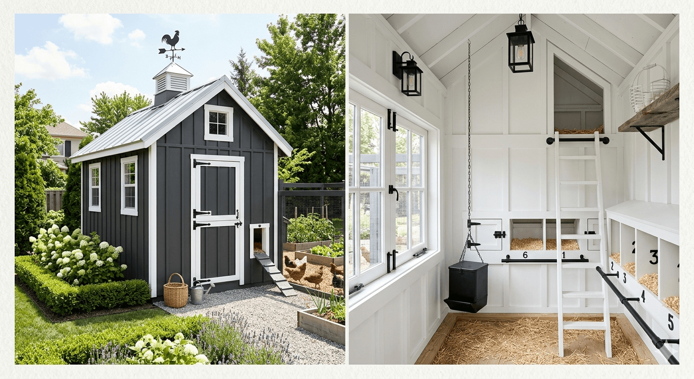 10 Chicken House Ideas That Balance Style and Practical Care