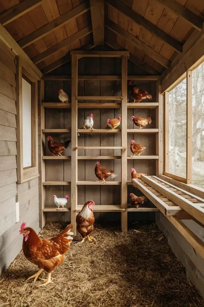 Safe and practical backyard chicken coop design