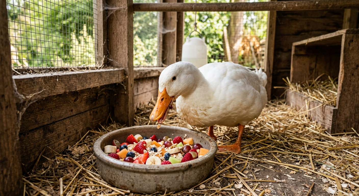 Fruits for backyard ducks