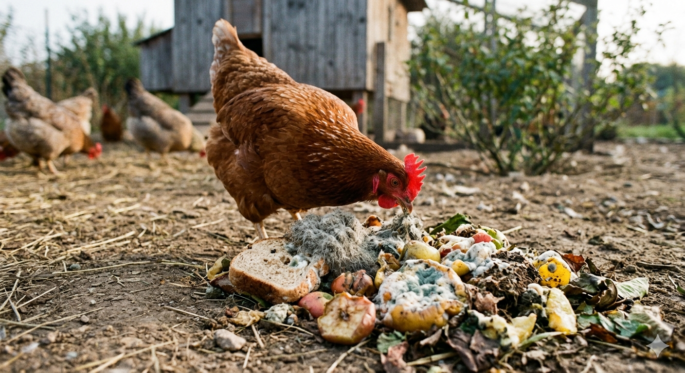 Moldy or Spoiled Food for backyard chickens