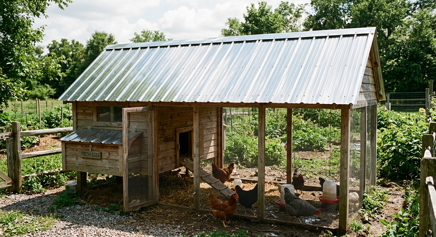 Fix 7: Apply Reflective Material to the Coop Roof