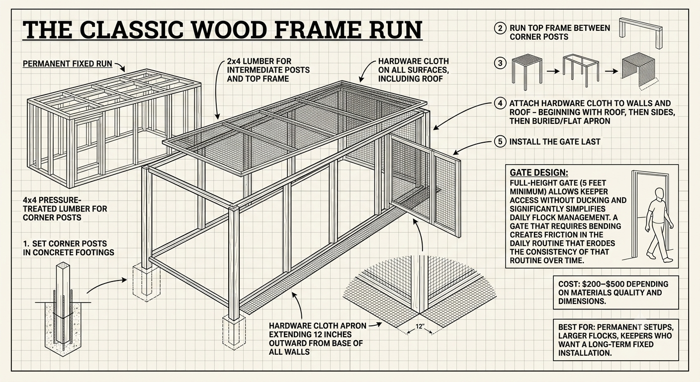 Plan 2: The Classic Wood Frame Run