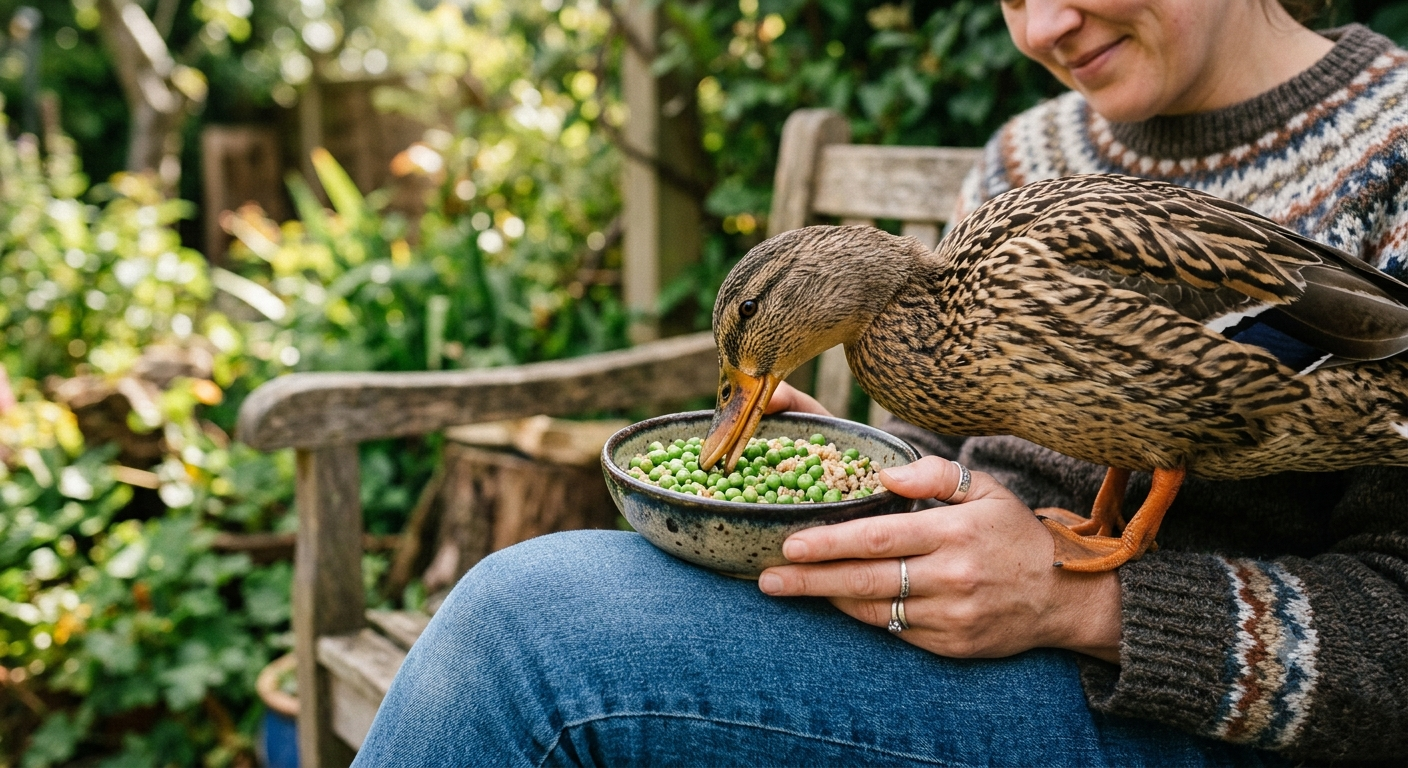 Introduce the Treat for backyard ducks