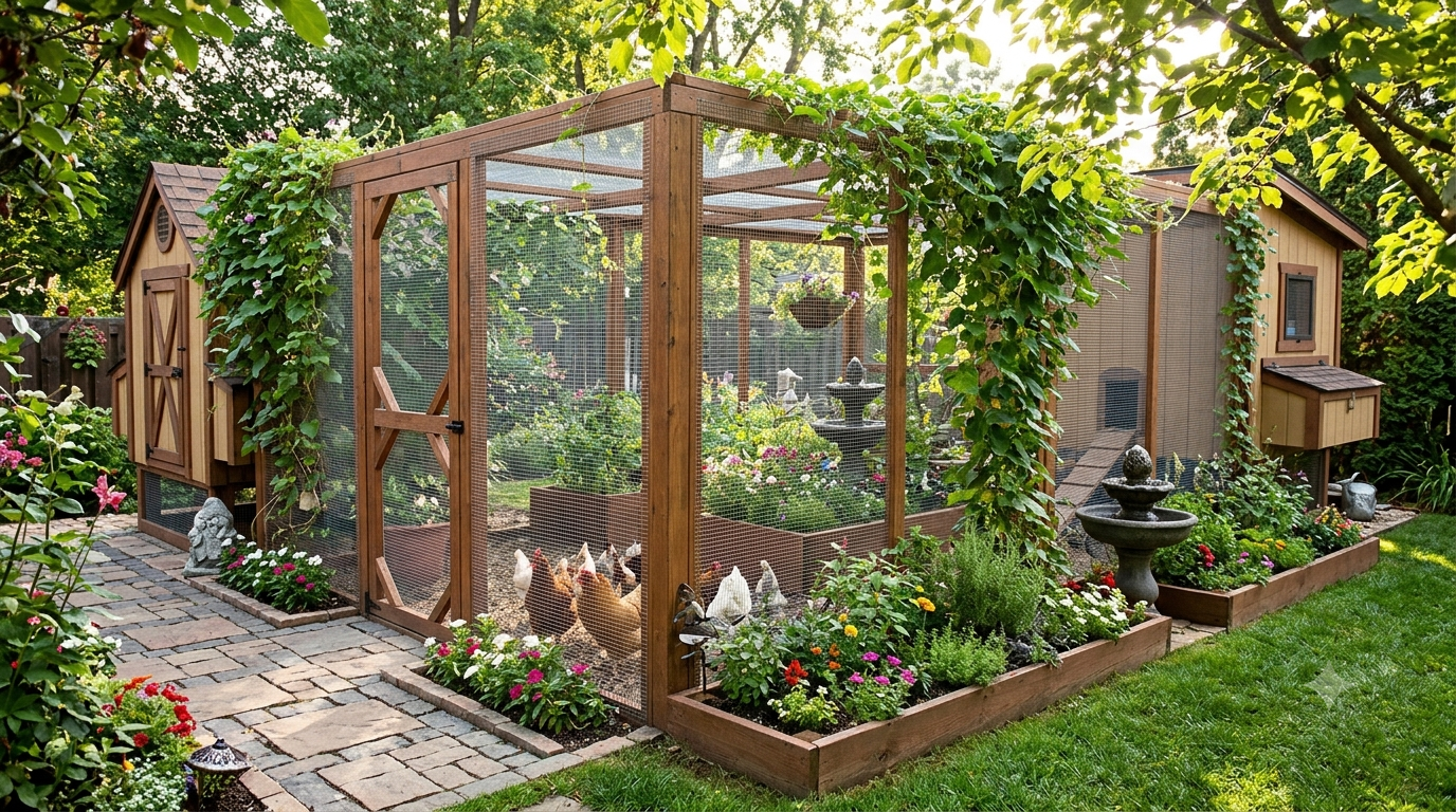 Plan 6: The Enclosed Garden Run — The Beautiful Option